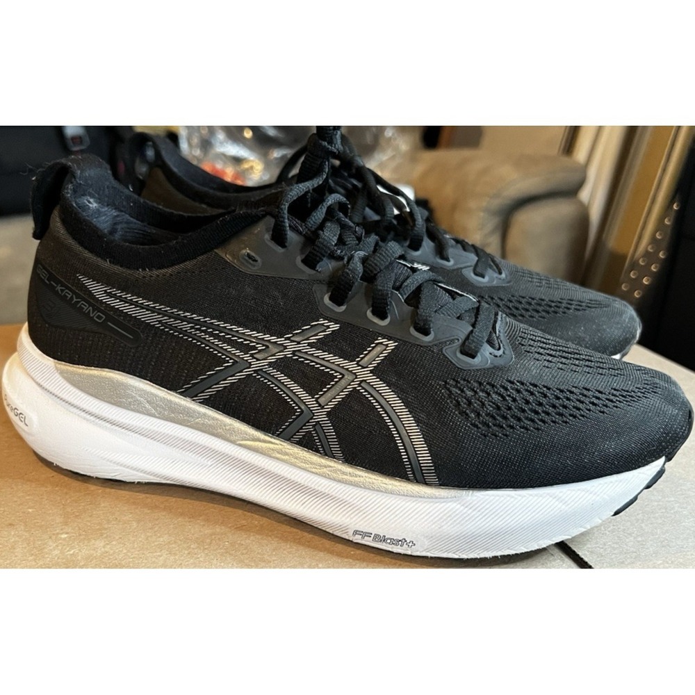 ASICS Gel-Kayano 31 Athletic Running Shoes Women's Size 8.5, Black/Silver